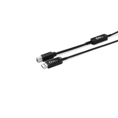 High-Quality MicroConnect Premium Optic USB 30 A-B 20m - Superfast Data Transfer and Durability